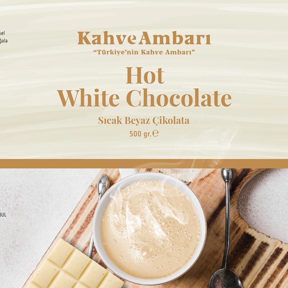 Kahve Ambarı Sıcak Beyaz Çikolata 500 Gr