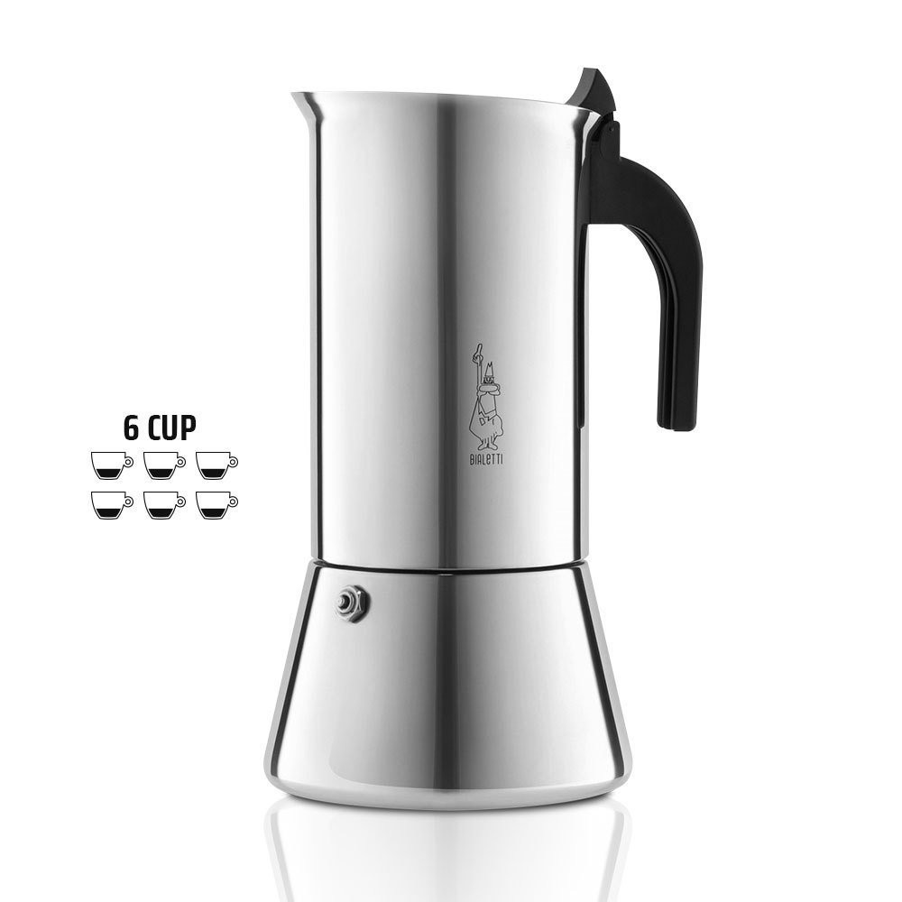 Bialetti Moka Pot Çelik Venus 6 Cup