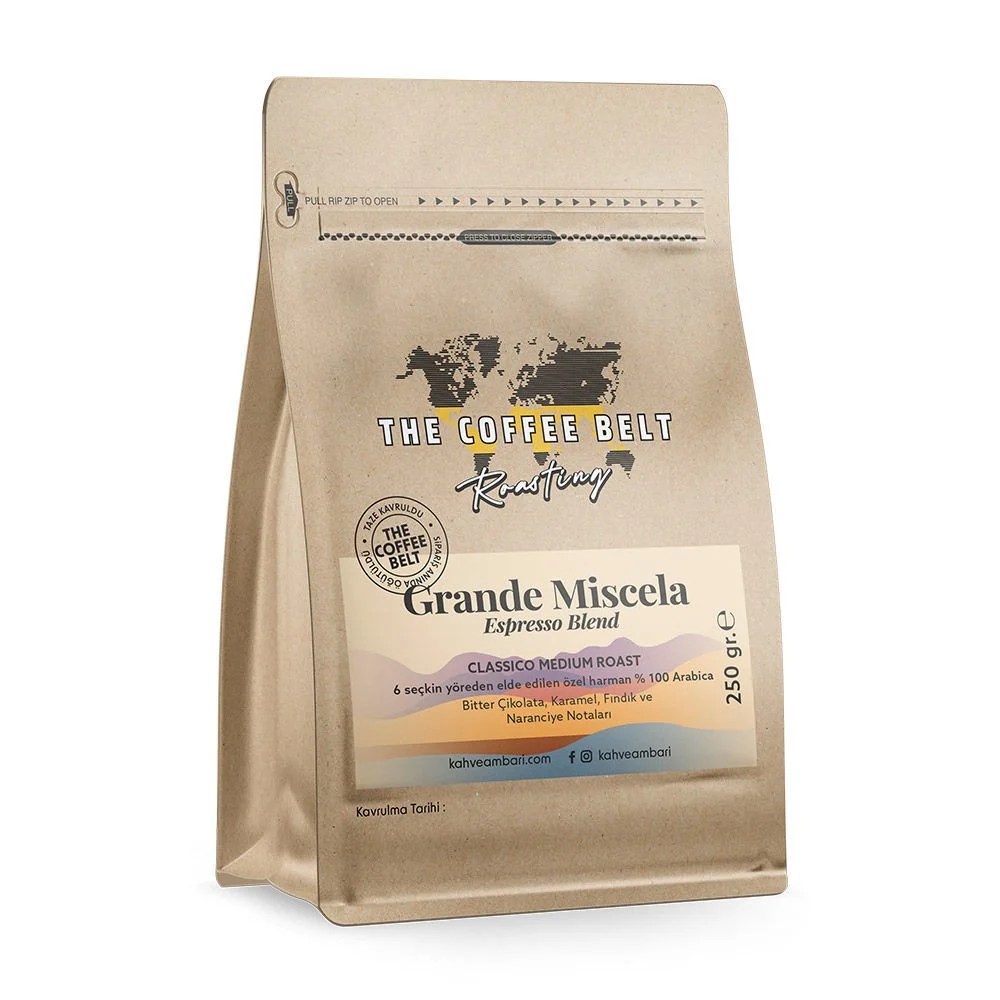 Espresso Blend Grande Miscela % 100 Arabica 250 Gr.