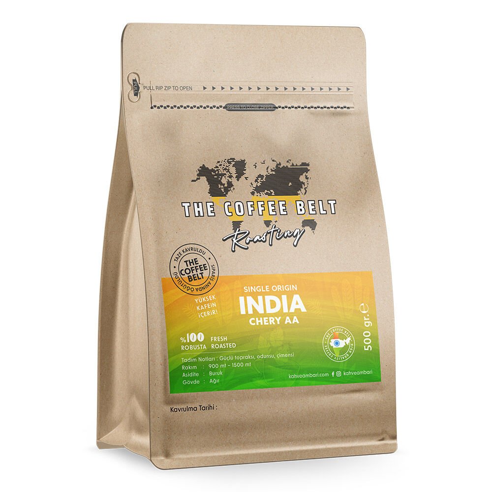 India Cherry AA Robusta Yöresel Kahve