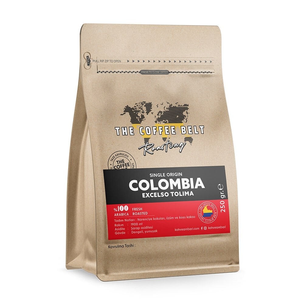 Colombia Excelso Tolima Yöresel Kahve