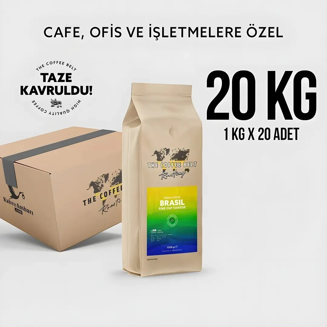 Brezilya Fine Cup Santos 17/18 Scr Toptan Kahve 20 kg