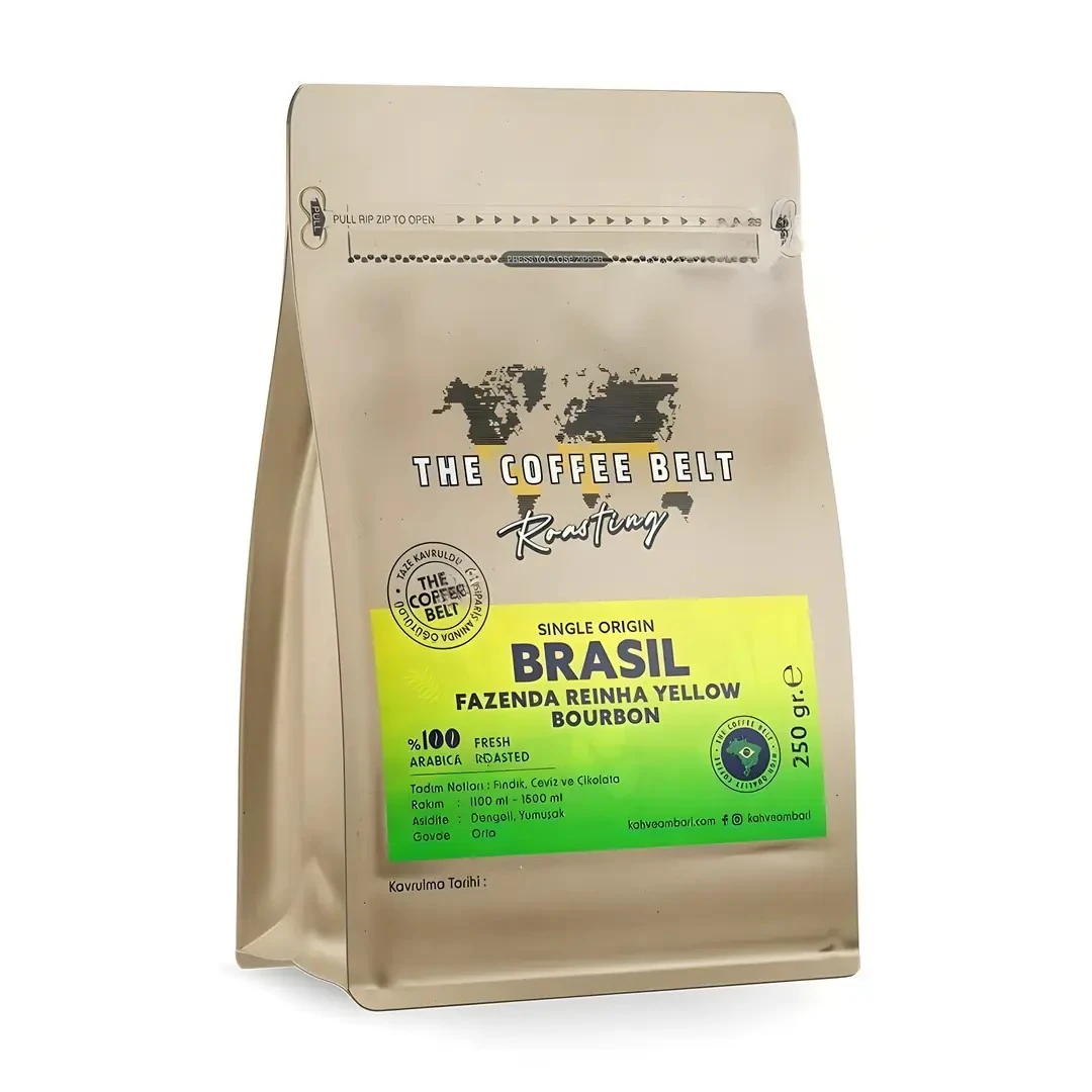 Brasil Fazenda Rainha Yellow Bourbon Yöresel Kahve 250 Gr