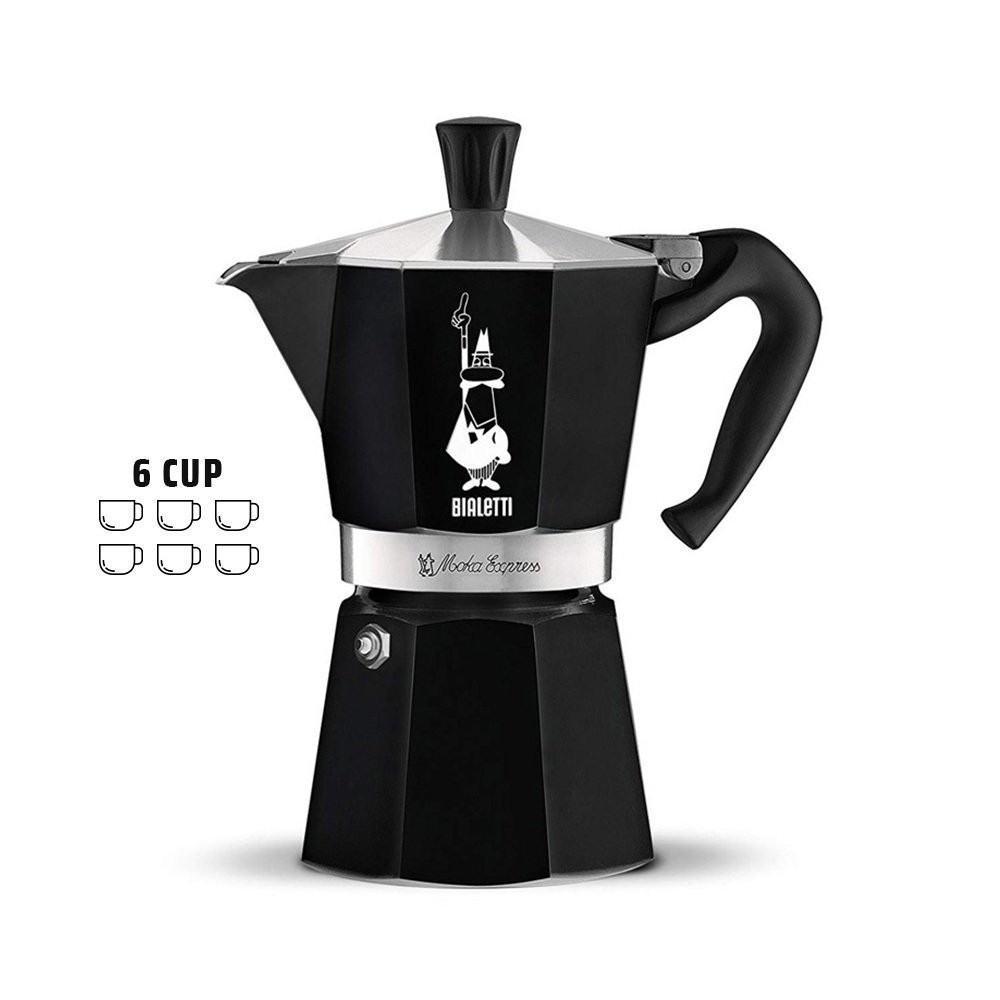 Bialetti Moka Pot Express 6 Cup Siyah