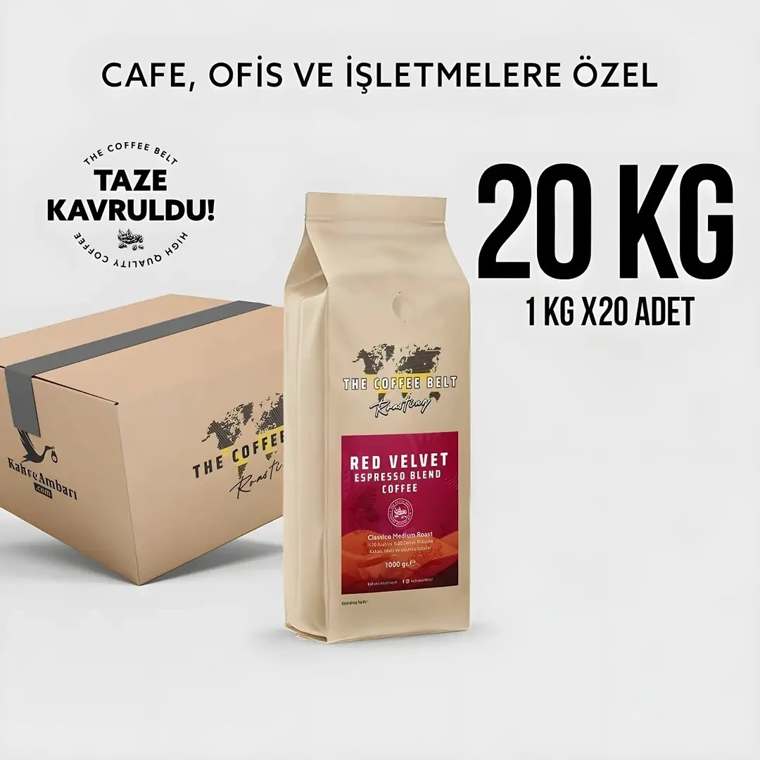 Red Velvet Espresso Blend Toptan Çekirdek Kahve 20kg