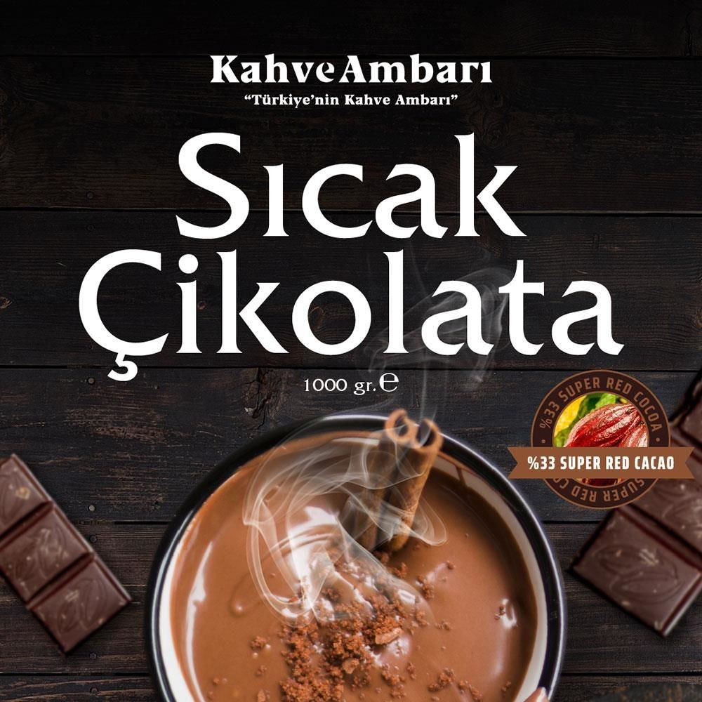 Kahve Ambarı Sıcak Çikolata 1000 Gr Folyo