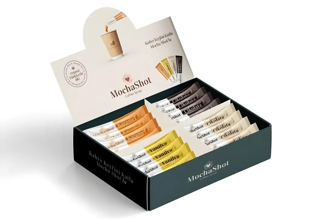mocha出品になります。 Mocha Shot Barista Kit 25 adet x 4 Çeşit Şurup