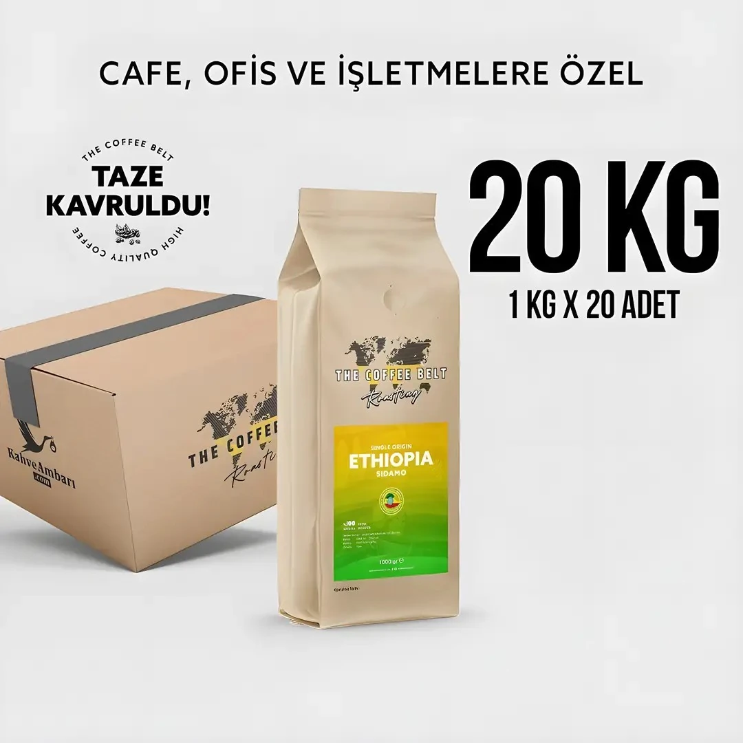 Etiyopya Sidamo Grade 4 Toptan Kahve 20kg