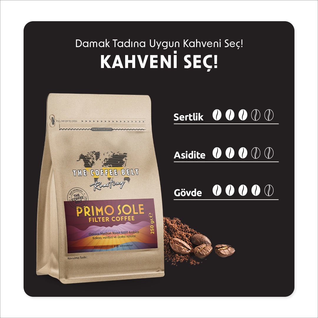 Primo Sole Blend Filtre Kahve