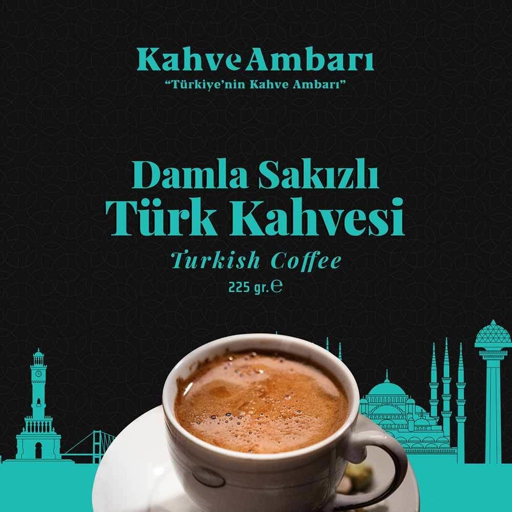 Kahve Ambarı Damla Sakızlı Türk Kahvesi 250 gr