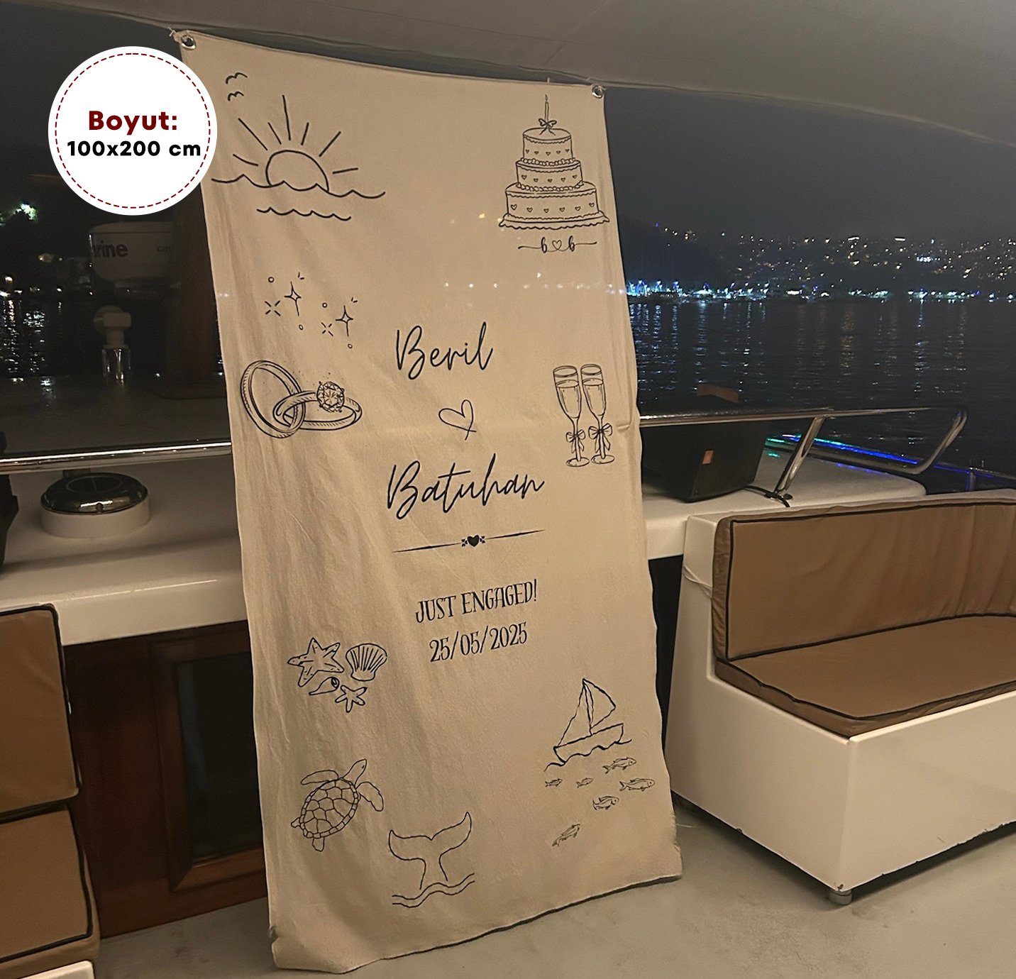 Kumaş Event Giriş Panosu