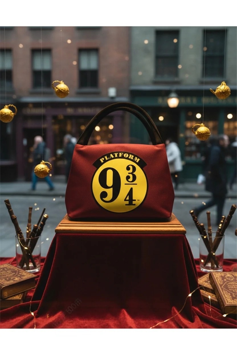Harry Potter Lisanslı Yiyecek Çantası - Dokuz Üç Çeyrek