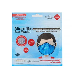 Microfil Yetişkin Bez Maske Tekli L Beden