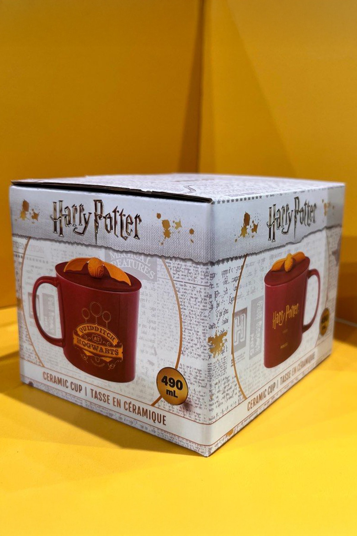 Harry Potter Lisanslı Kapaklı Seramik Kupa (490ml)