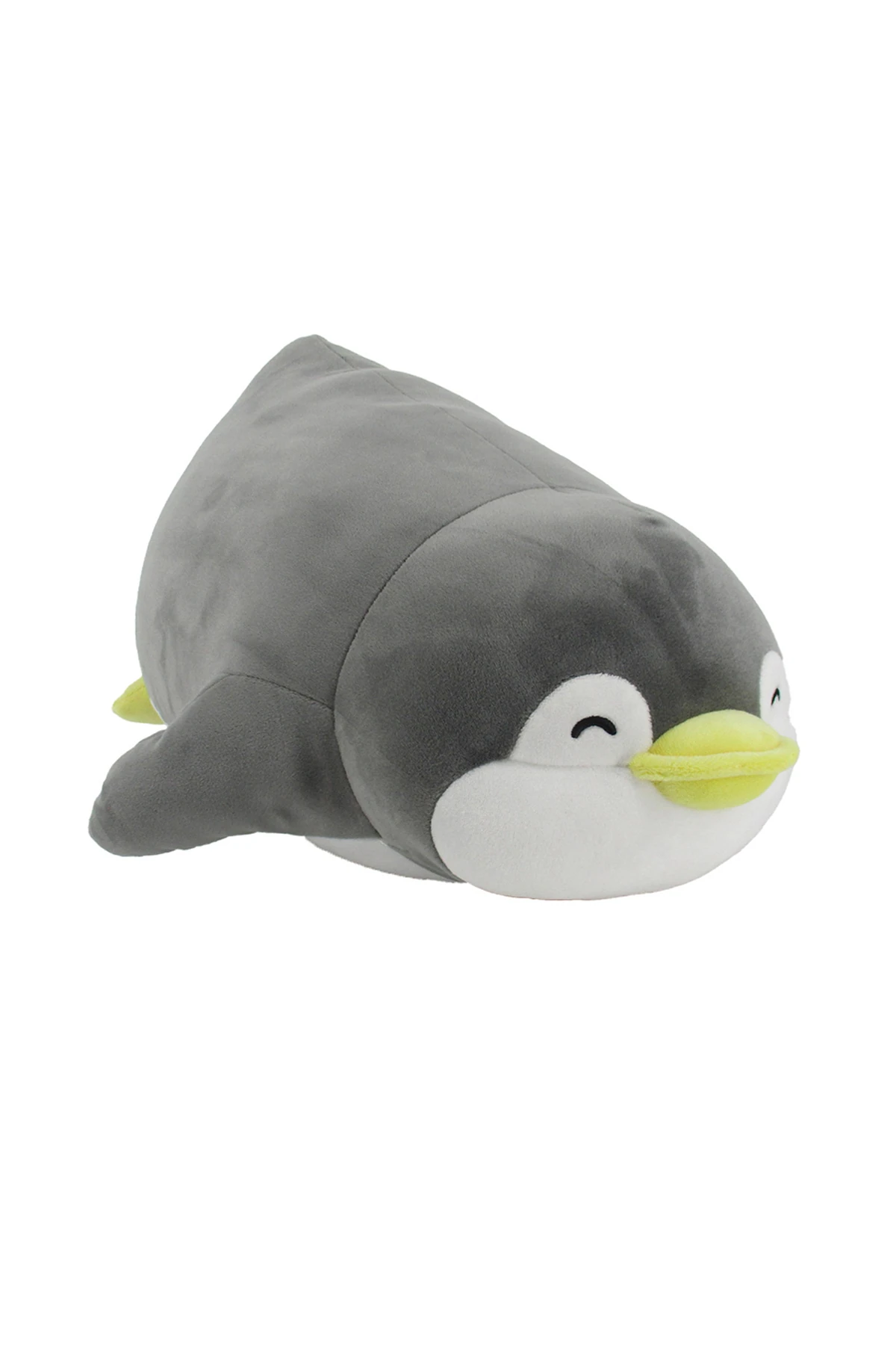 Miniso 38 cm Oturan Peluş Oyuncak (Gri Penman)