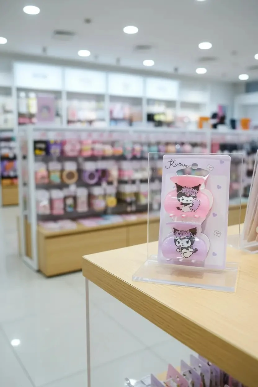 Sanrio Lisanslı Kıskaç Toka Seti - Kuromi