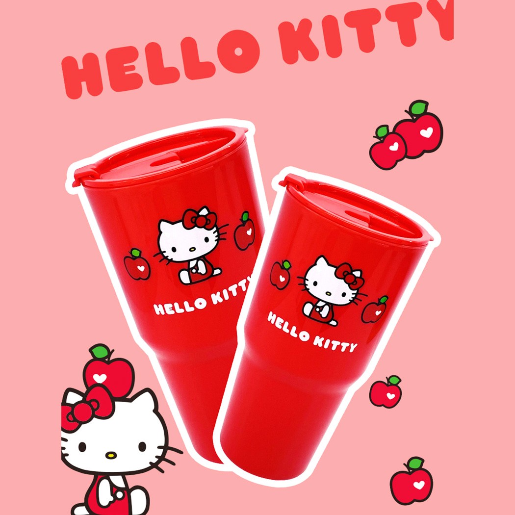 Hello Kitty Lisanslı Elma Koleksiyonu Plastik Şişe (800ml)