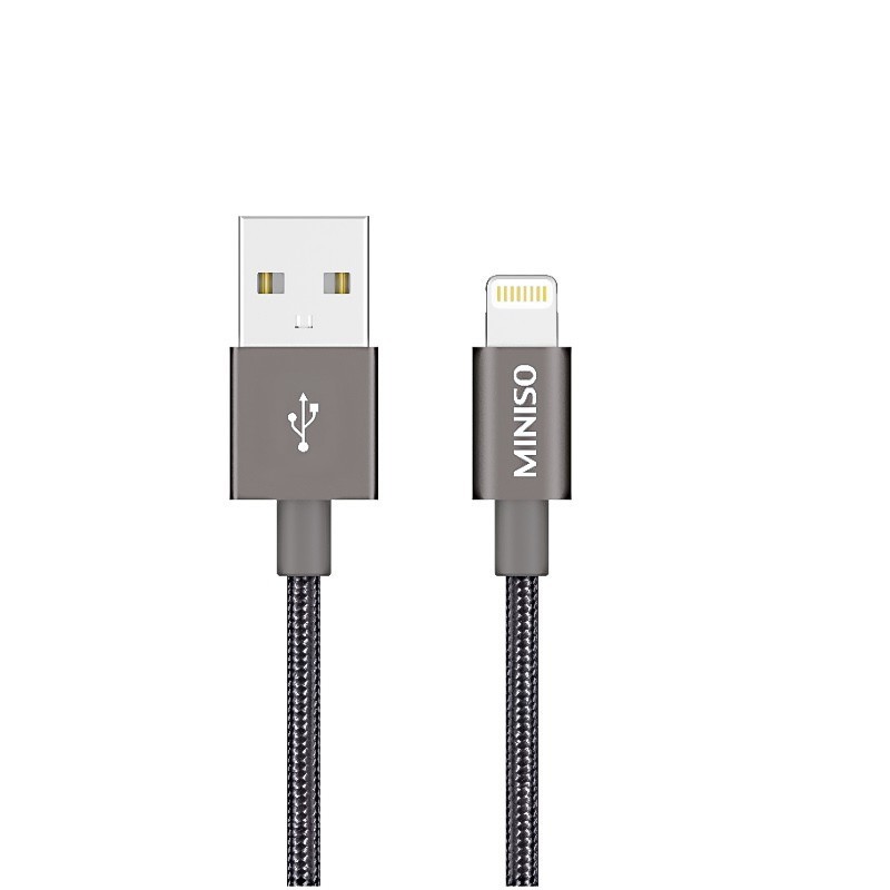 Apple Lightning USB Şarj Kablosu 2.4 A Gri