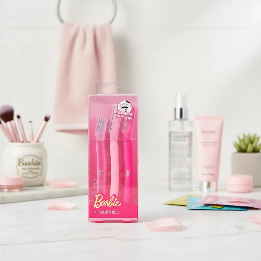 Barbie Lisanslı 3'Lü Kaş Usturası