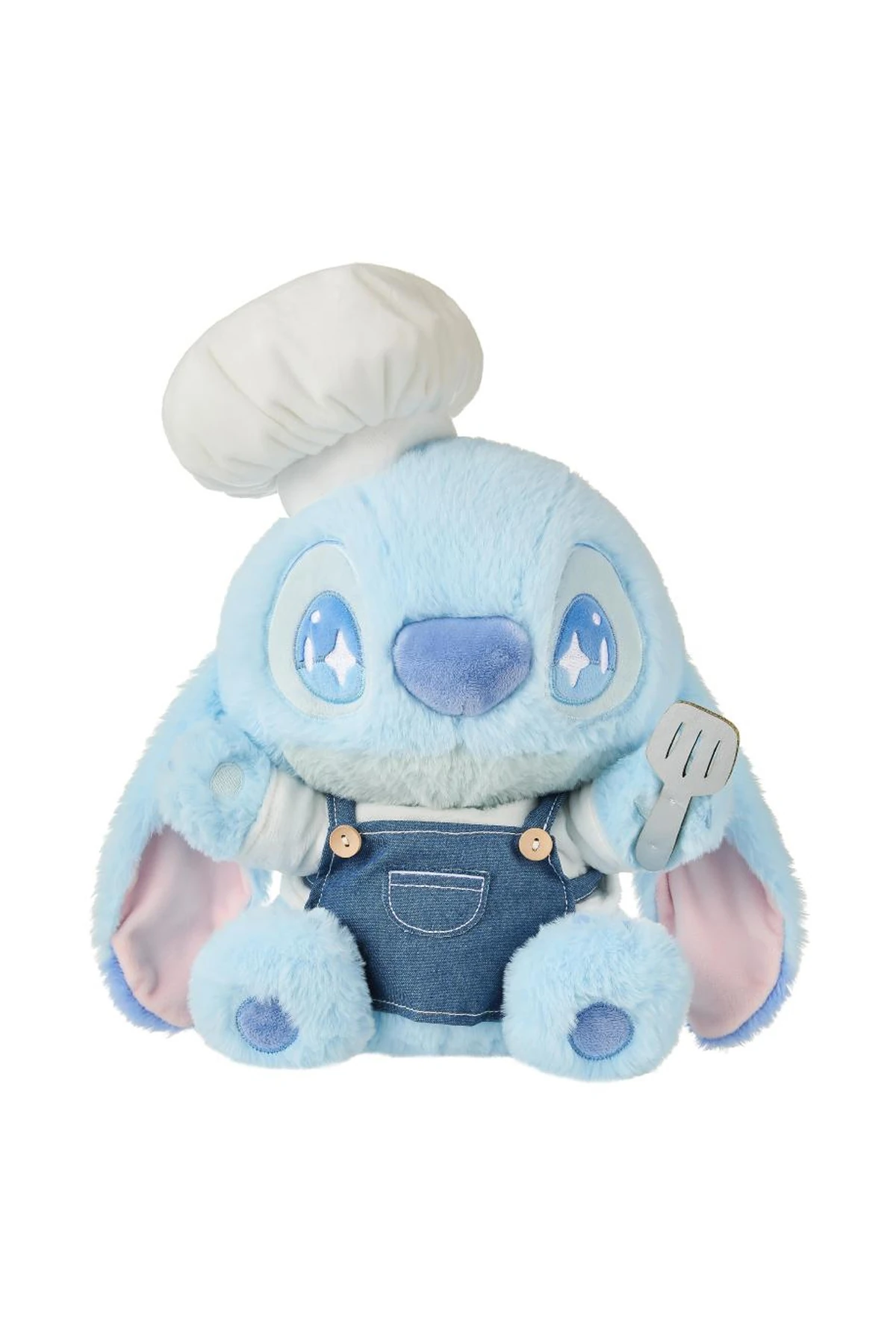 Disney Lilo & Stitch Lisanslı Parti Serisi Aşçı Figürlü Oturan Peluş Oyuncak