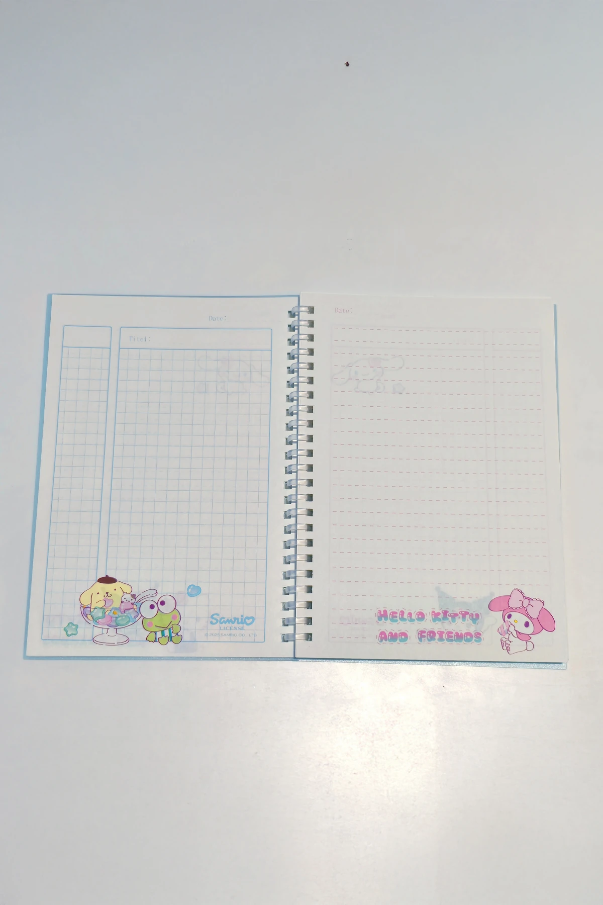 Hello Kitty ve Arkadaşları Lisanslı Şeffaf Pencereli Not Defteri