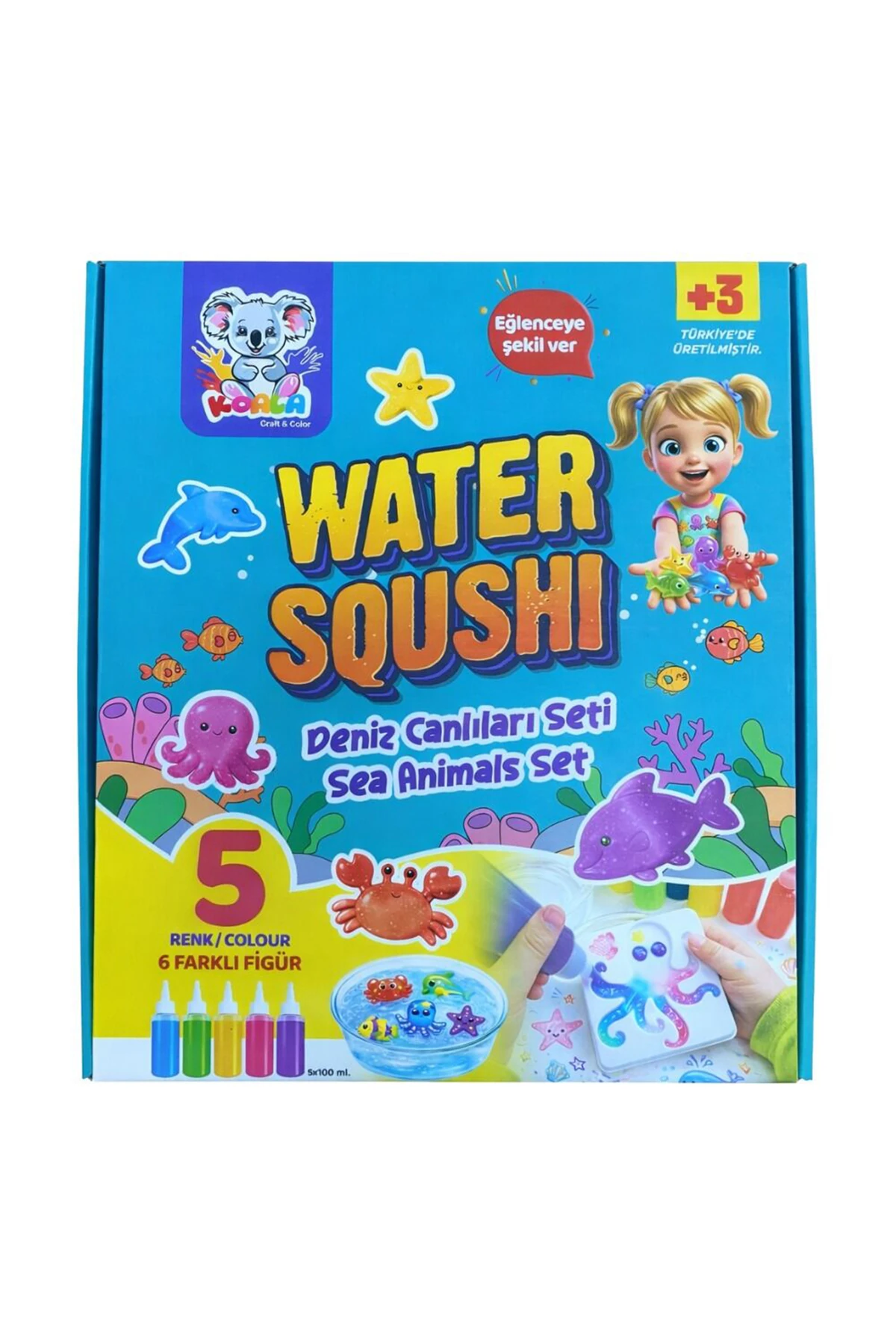 Koala-Water Squshi Deniz Canlıları Seti