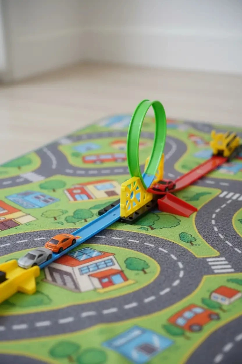 Fırlatma Pistli Yarış Arabası Seti