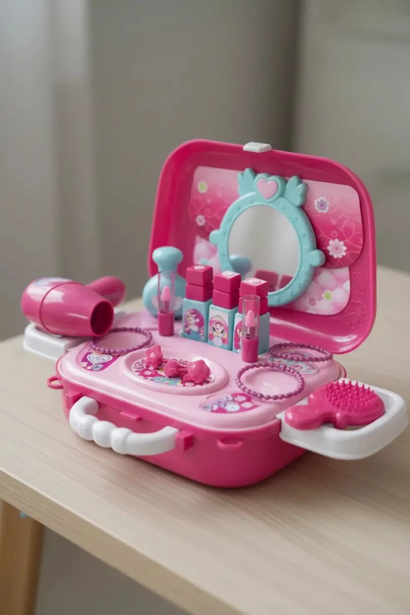 Miniso Lisanslı Çantalı Evcilik Oyunu – Kıyafet Ve Makyaj Seti İle Eğlenceli Rol Oyunu