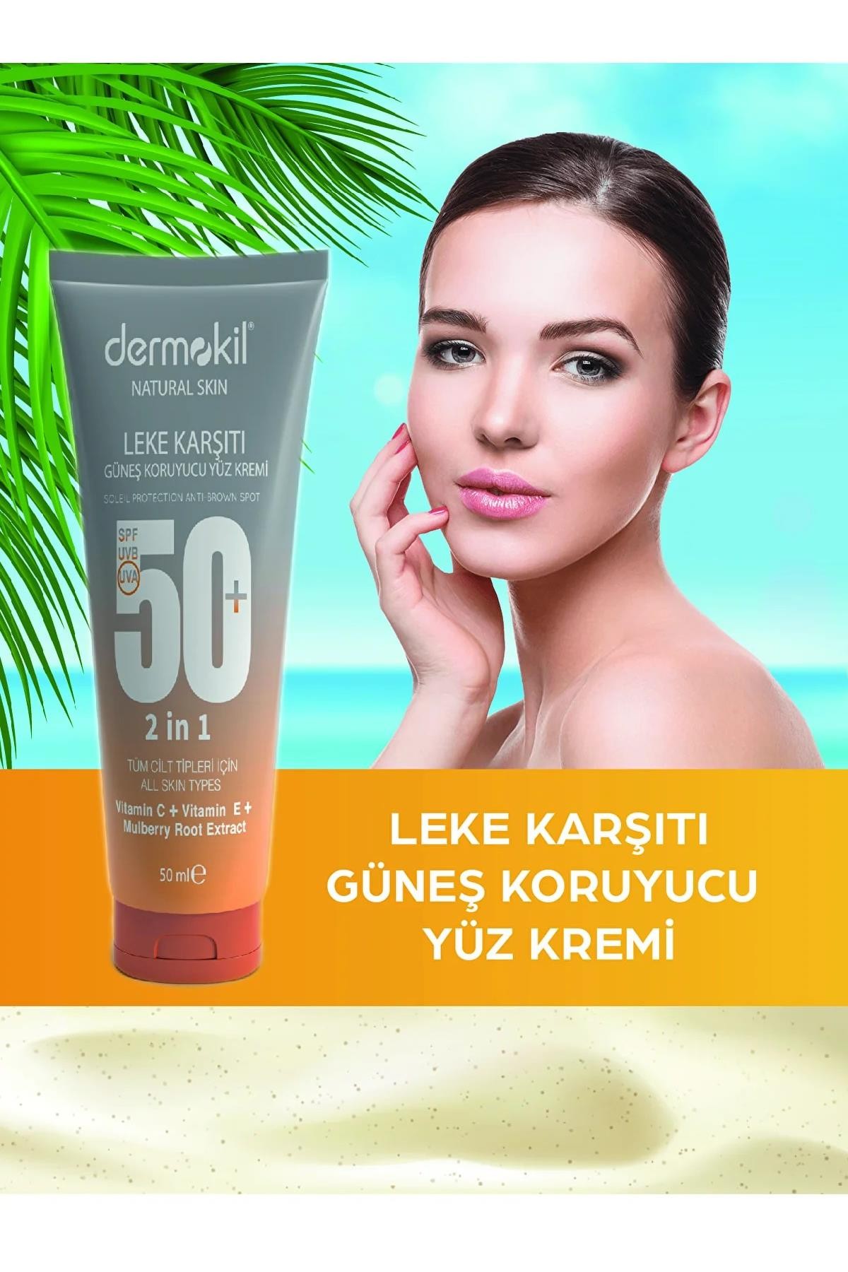 Dermokil Leke Karşıtı Güneş Kremi 50 Spf 50 Ml