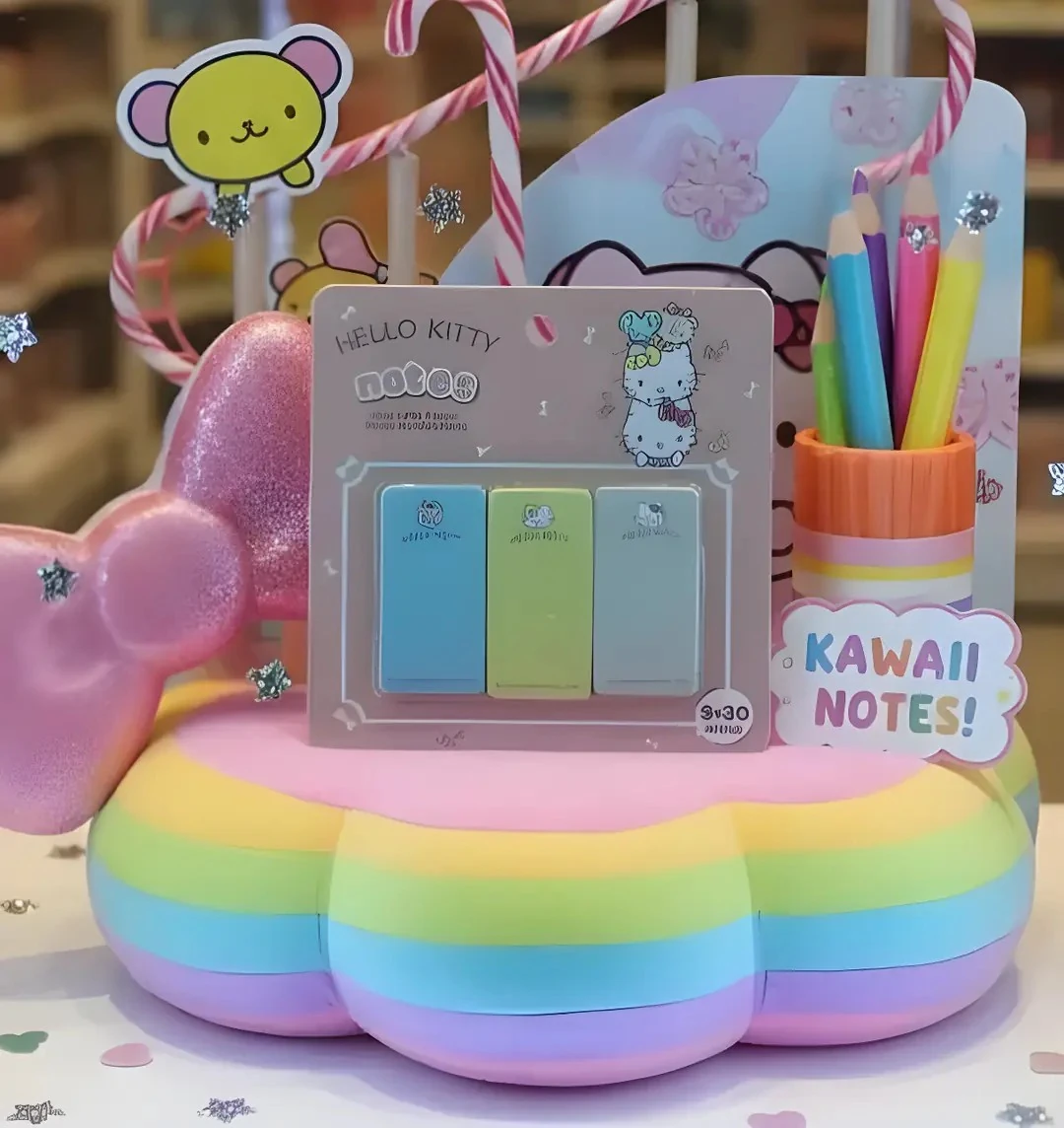 Sanrio Lisanslı Sert Kapak Dikey Not Kağıdı (Hello Kitty)