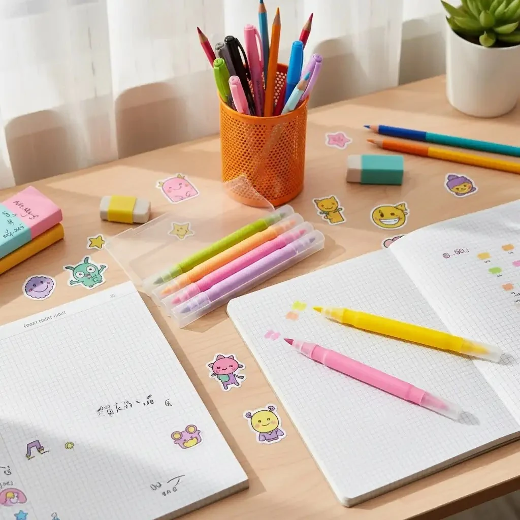 Lale Koleksiyonu Renkli Marker Seti (5 Adet)