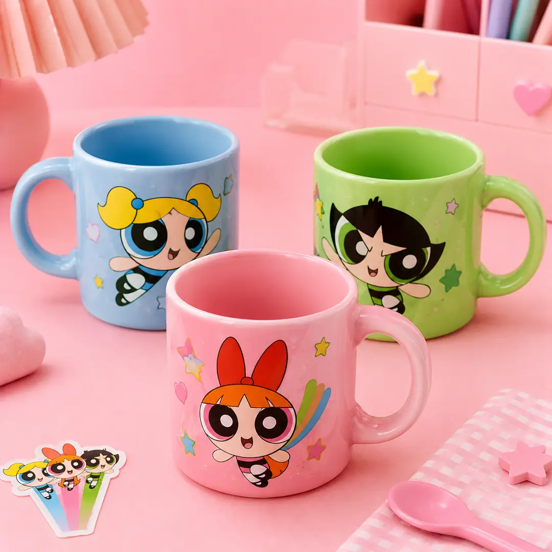 Powerpuff Girls bardak ve kupalar