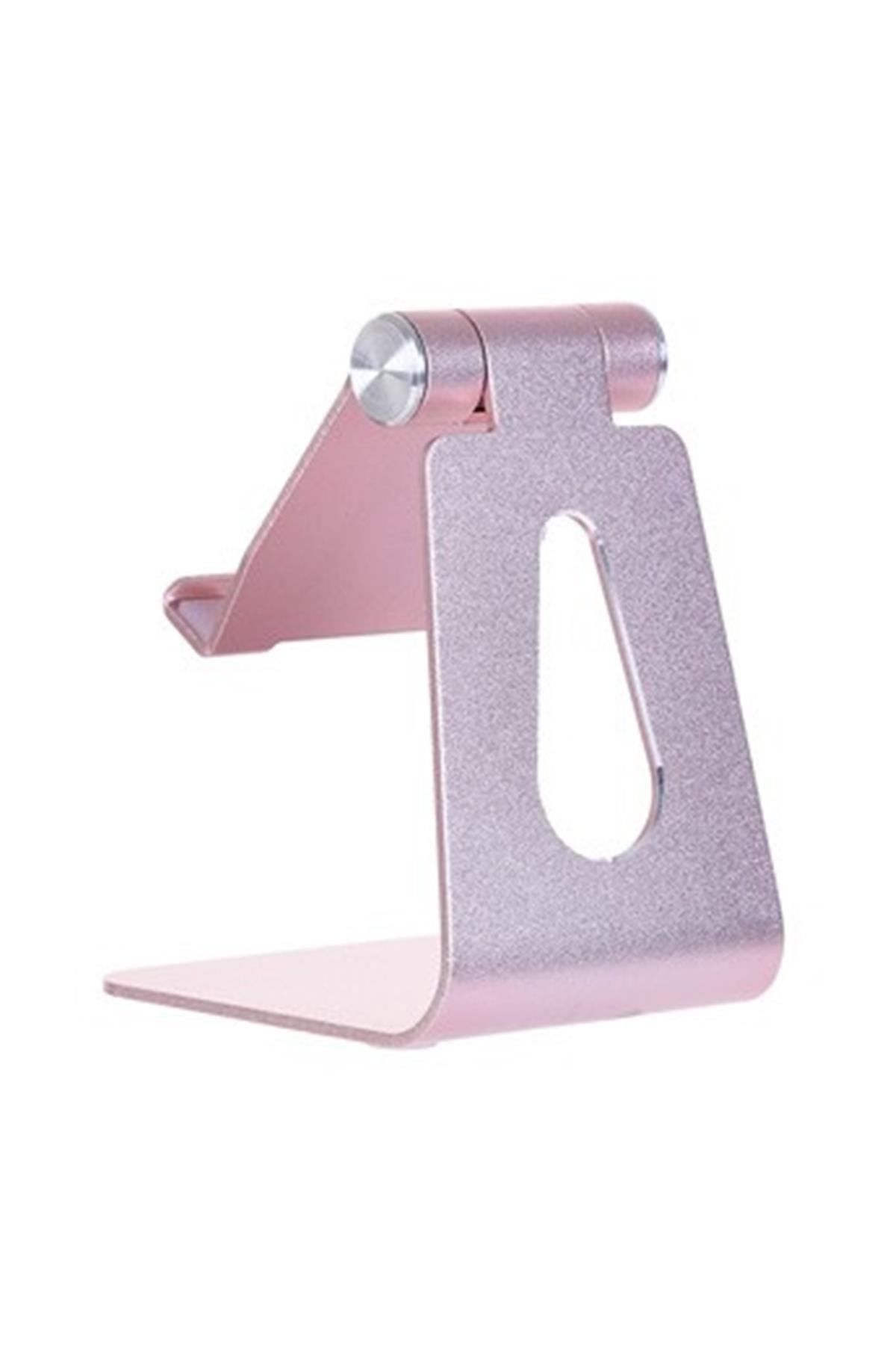Ayarlanabilir Metal Telefon Tutucu - Pembe