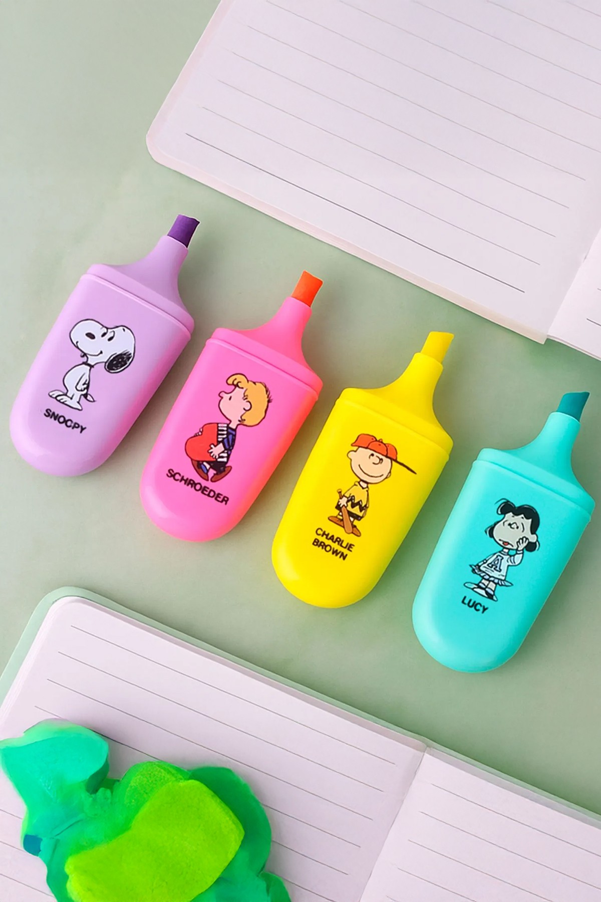 Snoopy Lisanslı Vintage Serisi Marker Seti (4 adet)