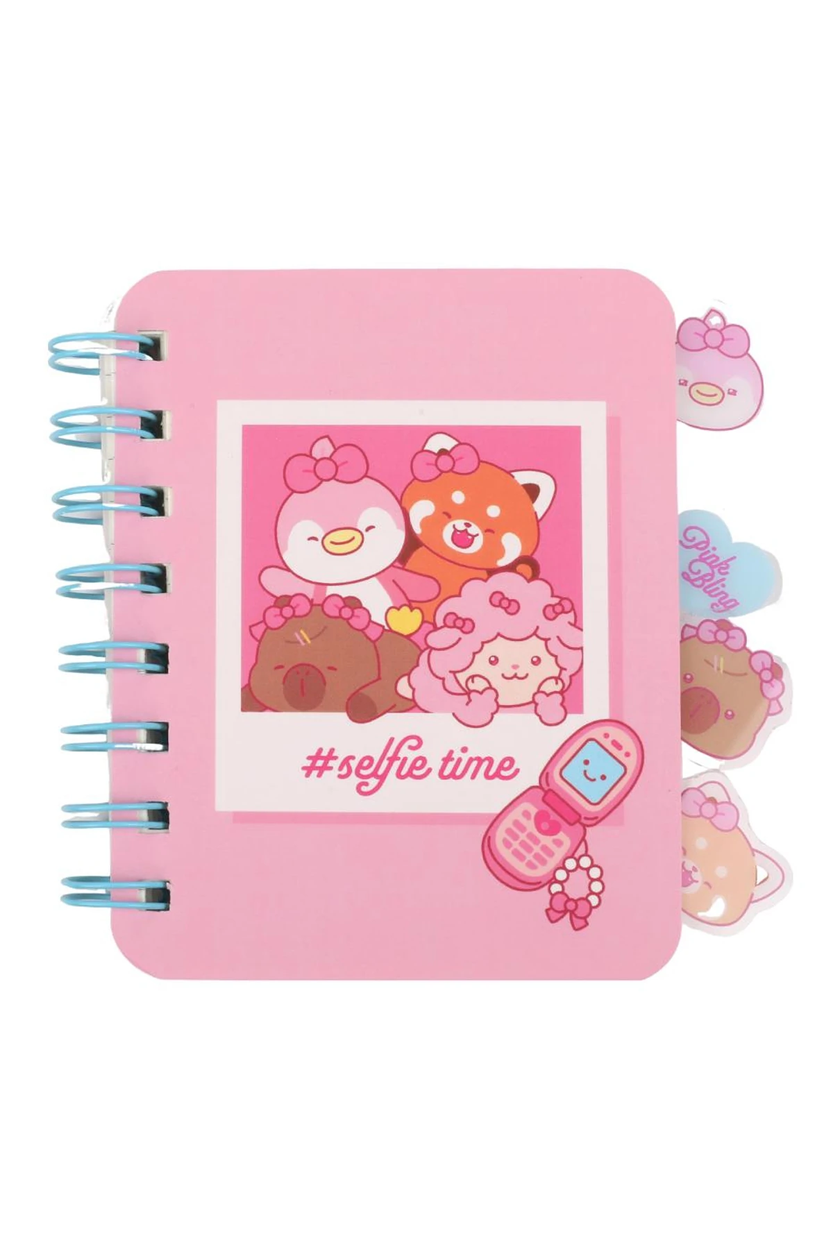 Mini Family Serisi A7 Ayraçlı Sert Kapak Not Defteri (80 Yap