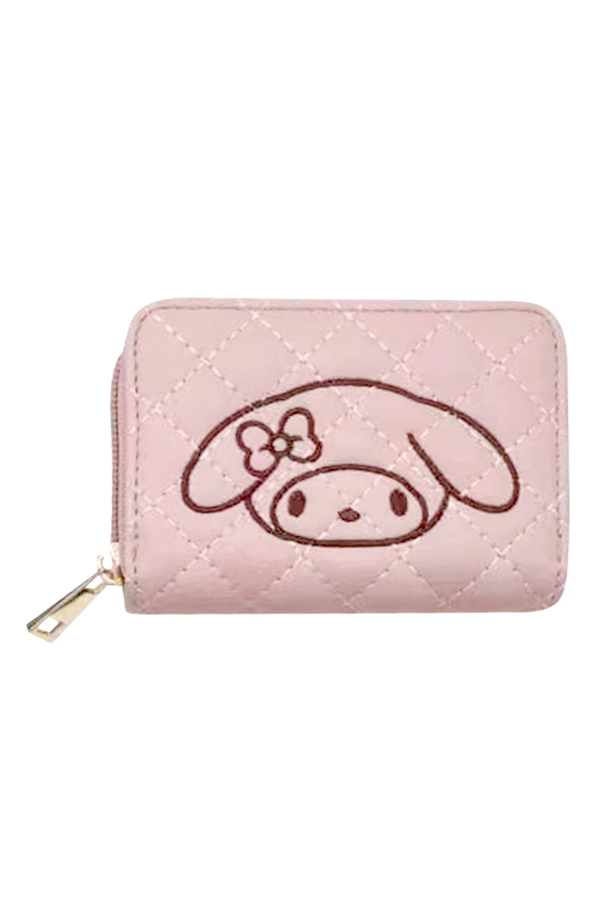 Sanrio Lisanslı My Melody Sevimli Fermuarlı Kartlık Cüzdan