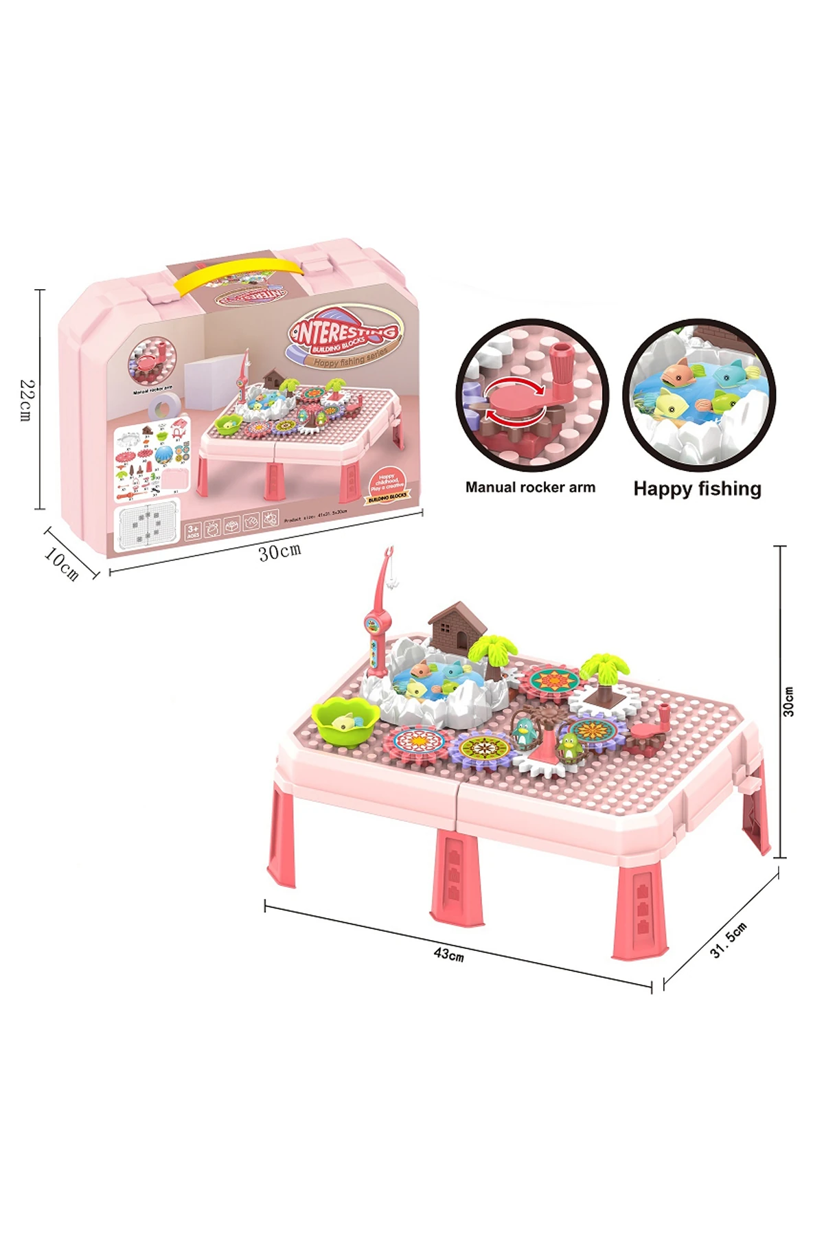 Büyük Oyun Bloğu Serisi Balık Havuzu Oyun Bloğu Masası