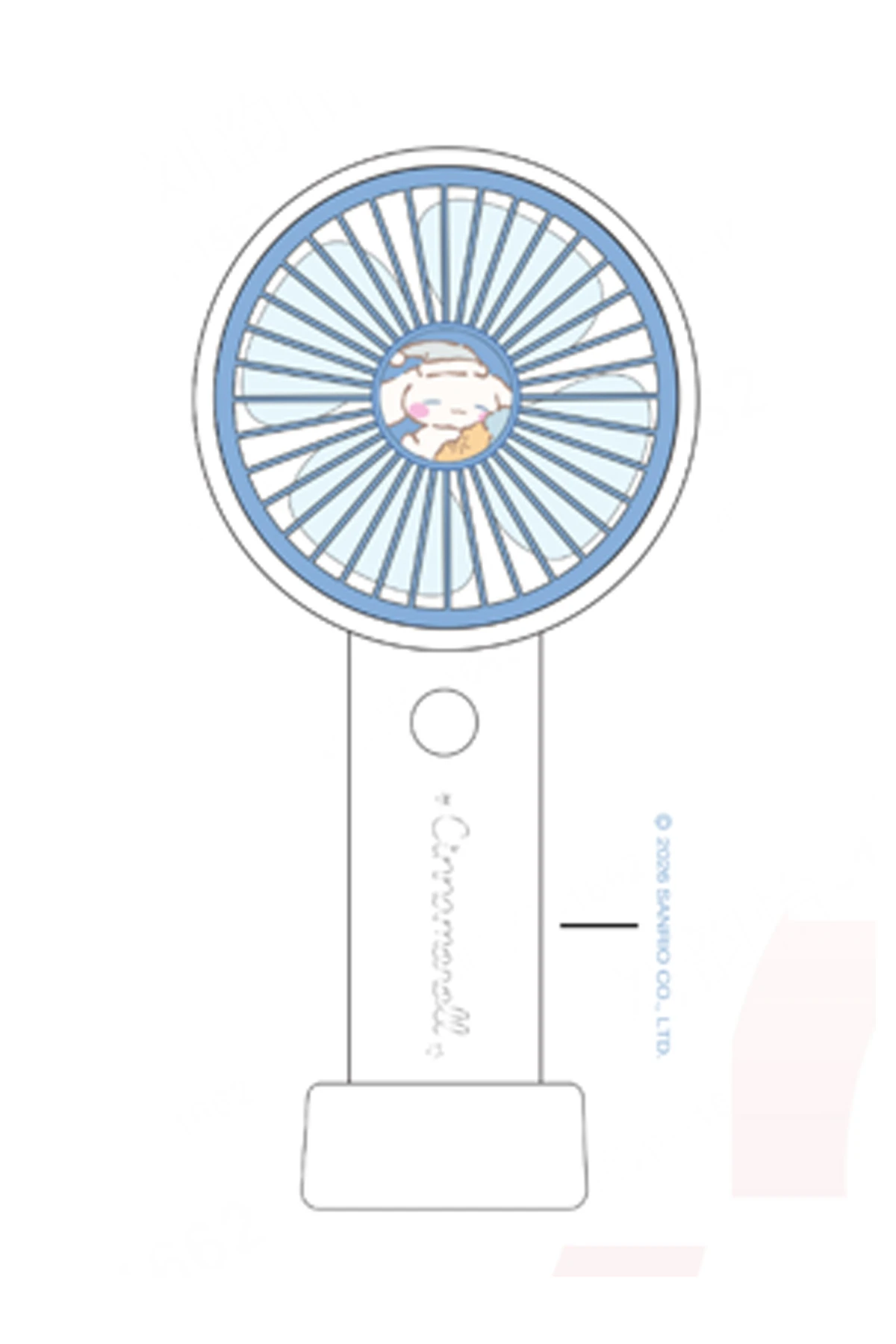 Cinnamoroll Sweet Dream Koleksiyonu 1200mAh Mini Vantilatör
