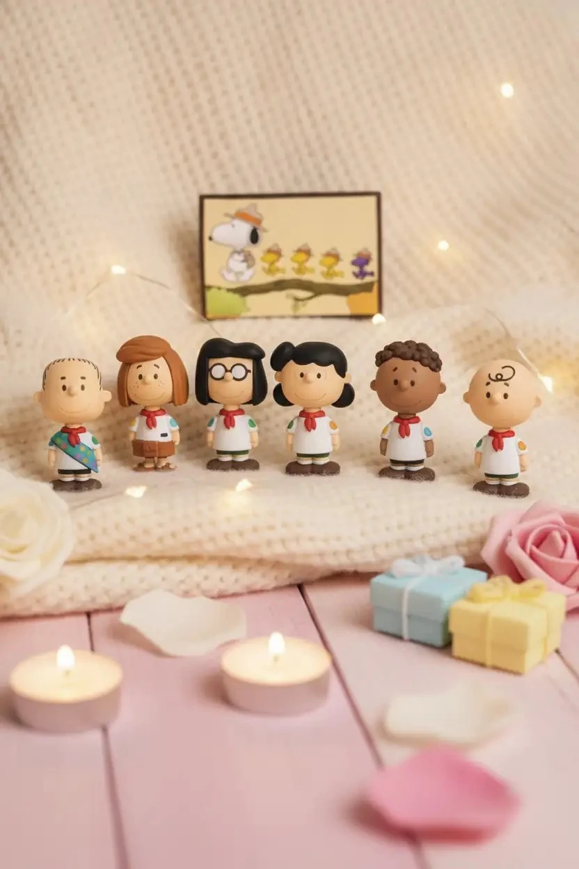 Snoopy Lisanslı Klipsli Figür Blind Box – Sürpriz Koleksiyon