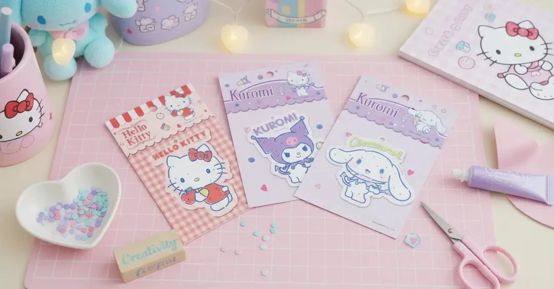 Sanrio Lisanslı Yapışkan Elmas Seti 15 Cm – Tatlı Koleksiyon DIY Hobi