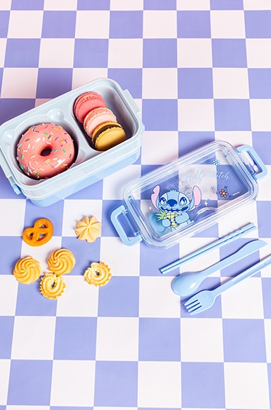 Disnet Stitch Lisanslı Çift Katmanlı Yemek Kabı - 1400 ml