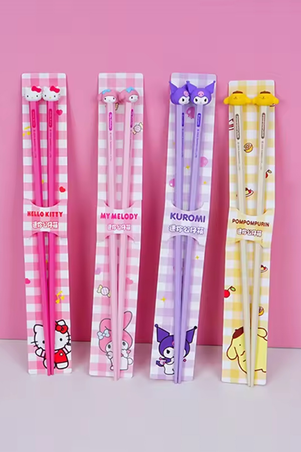 Sanrio Lisasnlı Mini Figürlü Yemek Çubuğu - Chopstick