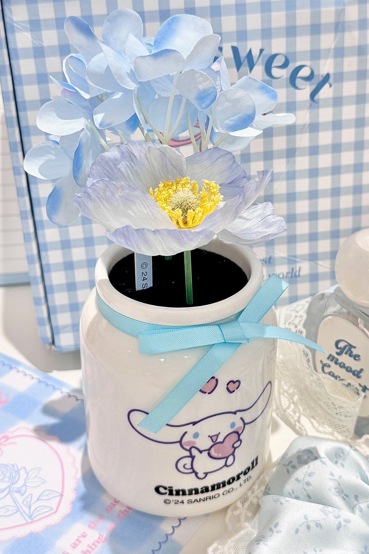 Sanrio Lisanslı Oda Kokusu ve Süs Seti - Cinnamoroll