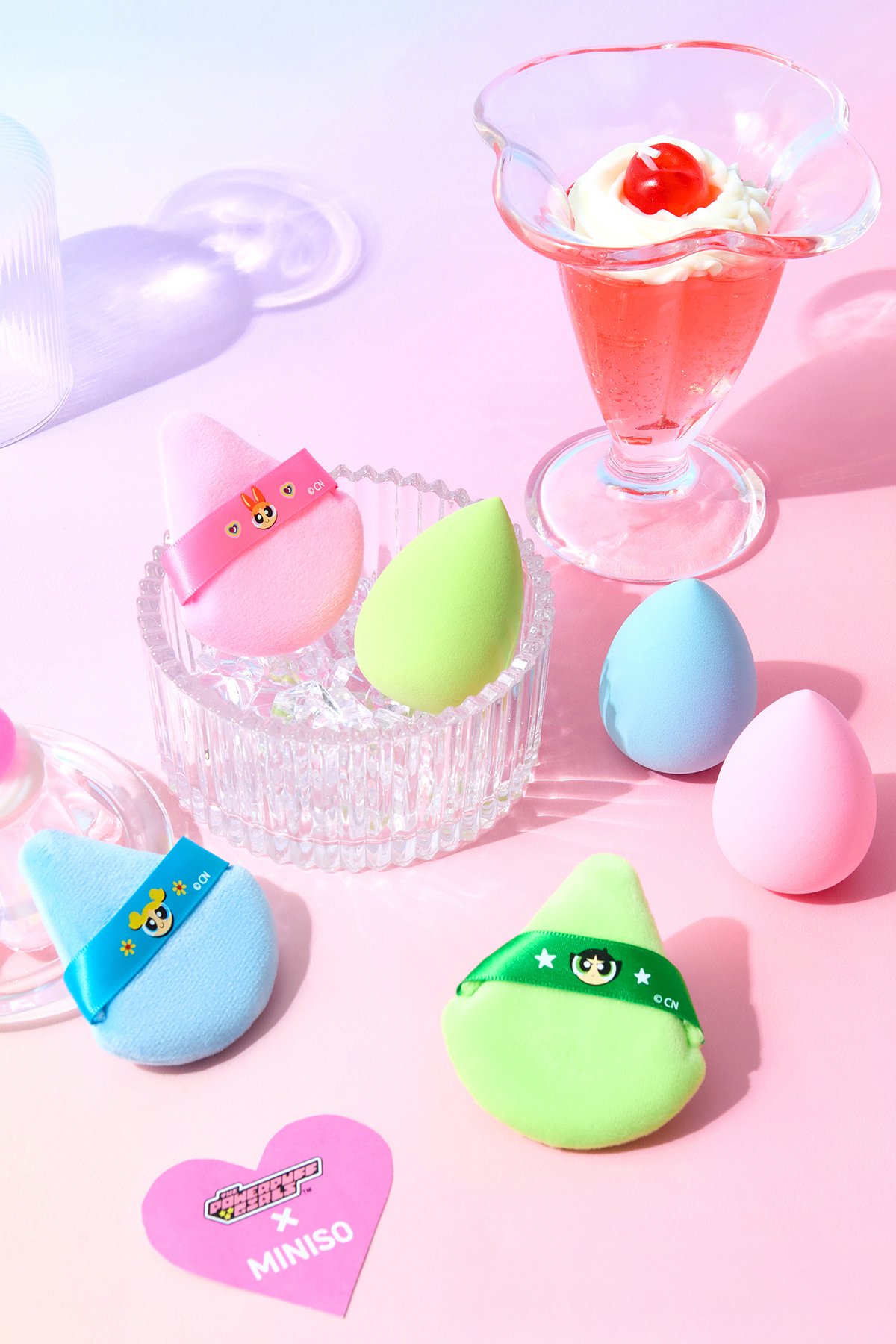 Powerpuff Girls Lisanslı Makyaj Süngeri ve Puf Seti - Buttercup