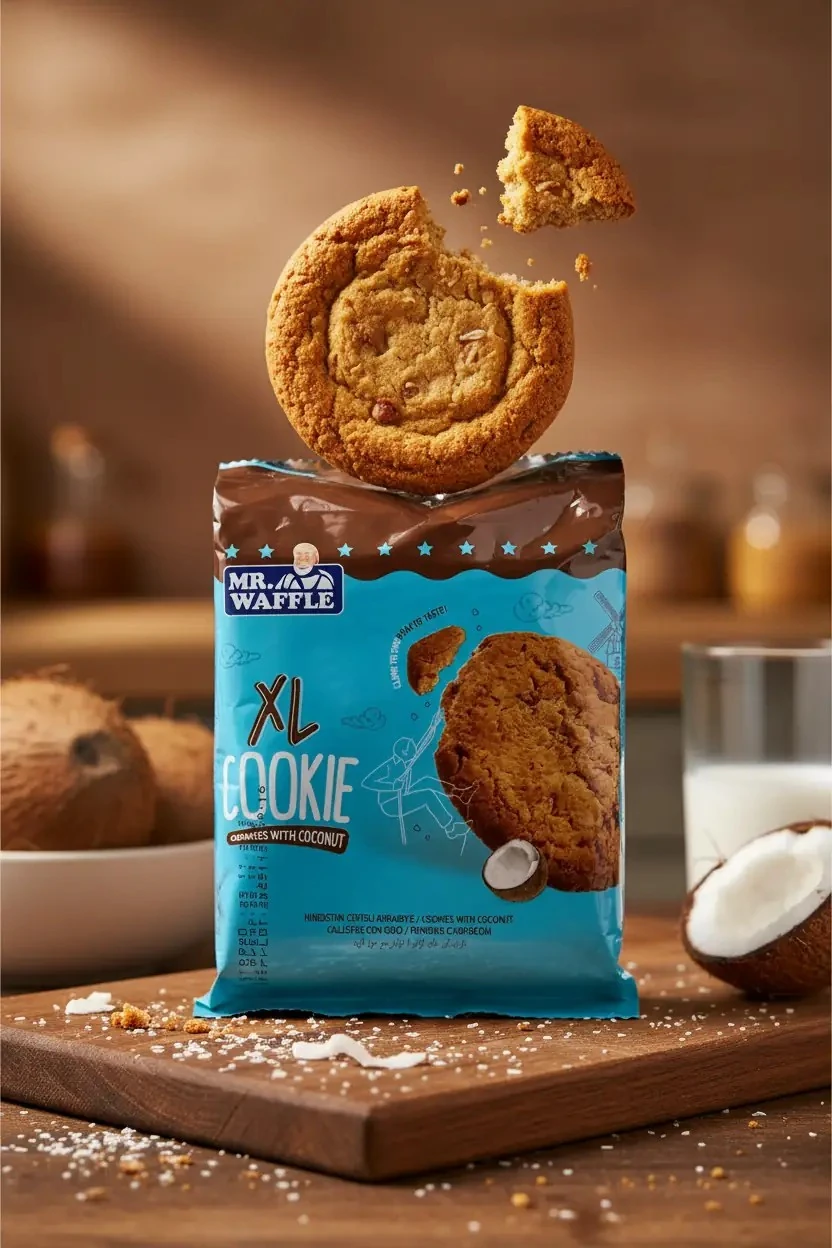 41 Gr Xl Hindistan Cevizli Cookie – Doyurucu & Egzotik Atıştırmalık