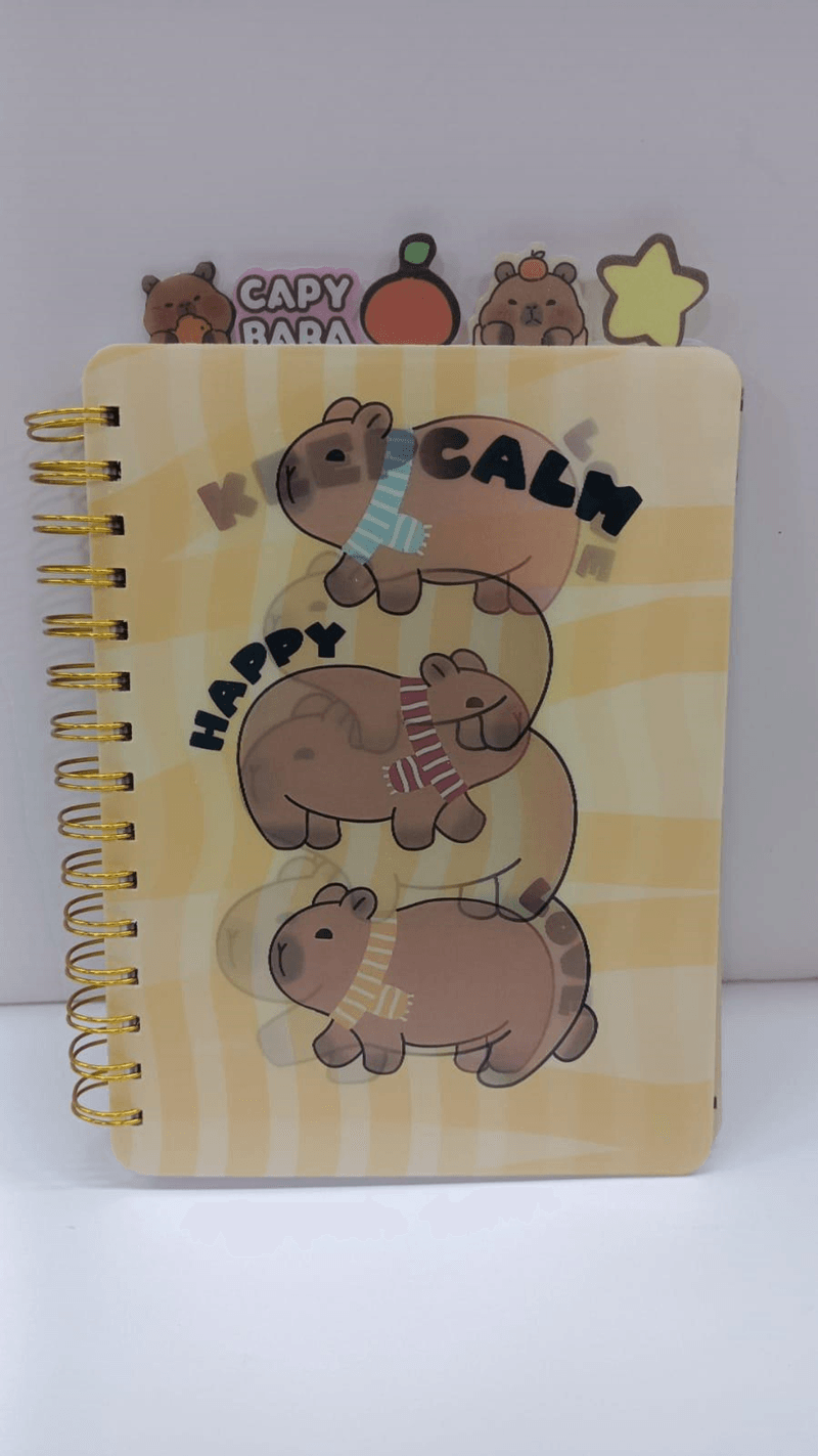 Taros Unick Color Hologramlı Seperatörlü Capybara Defter