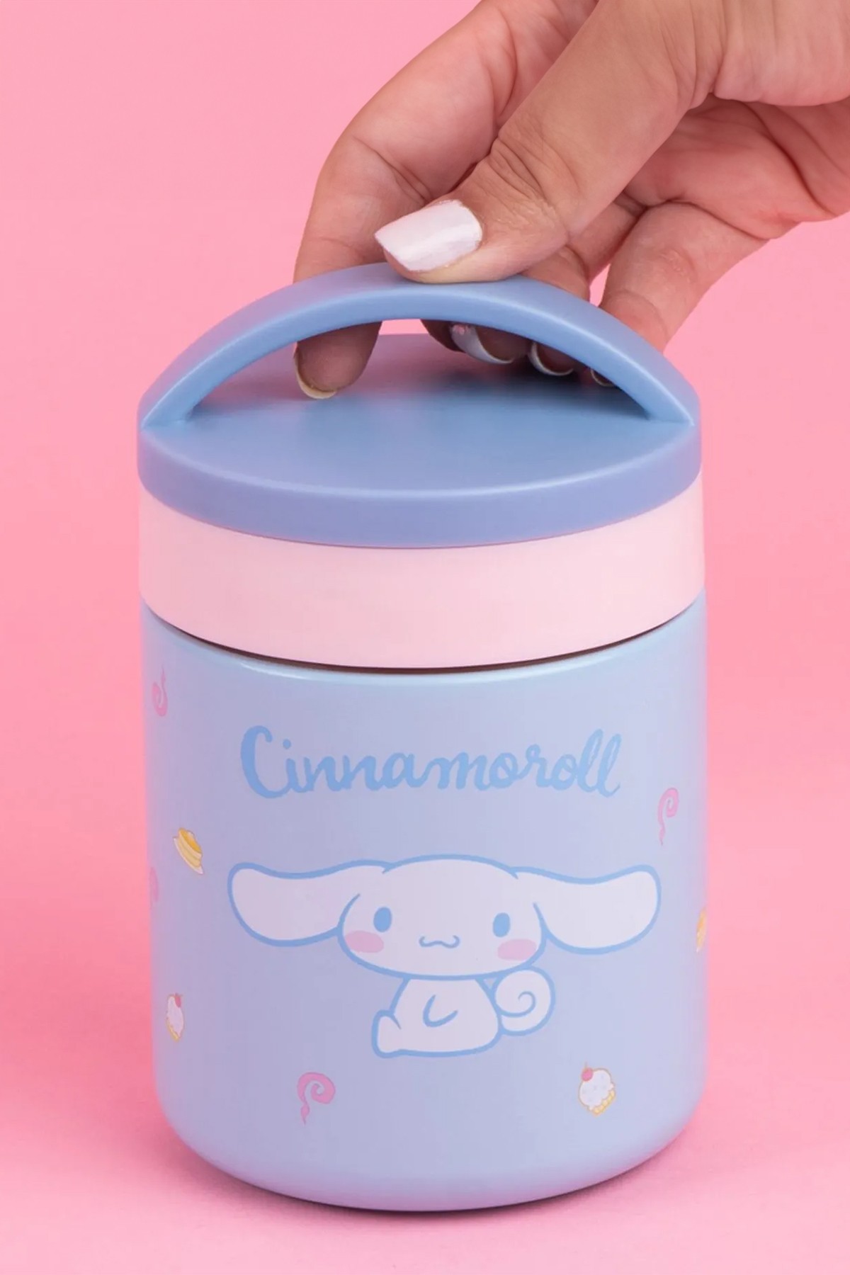 Sanrio Lisanslı Yalıtımlı Yemek Kabı (420ml) - Cinnamoroll