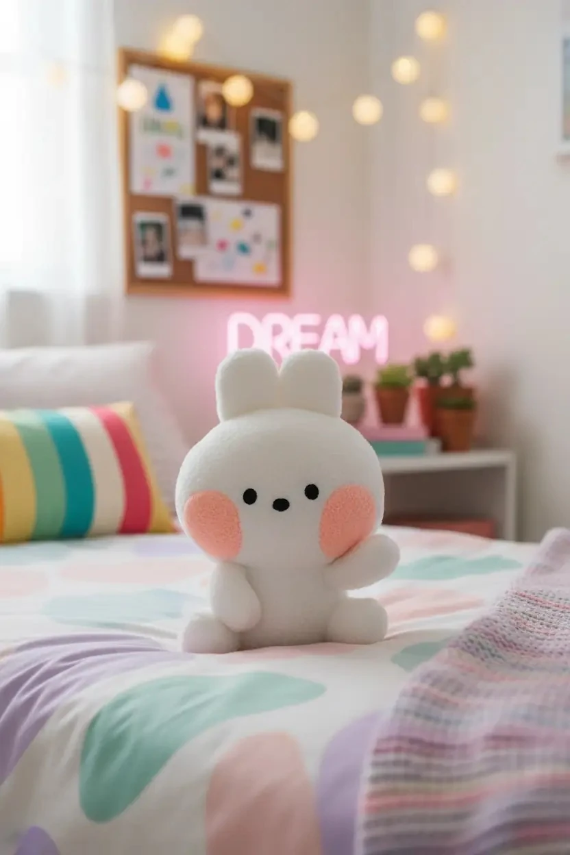 Miniso Lisanslı Minini Koleksiyonu Peluş Oyuncak 33 Cm (Conini) – Yumuşacık Sevimli Tasarım