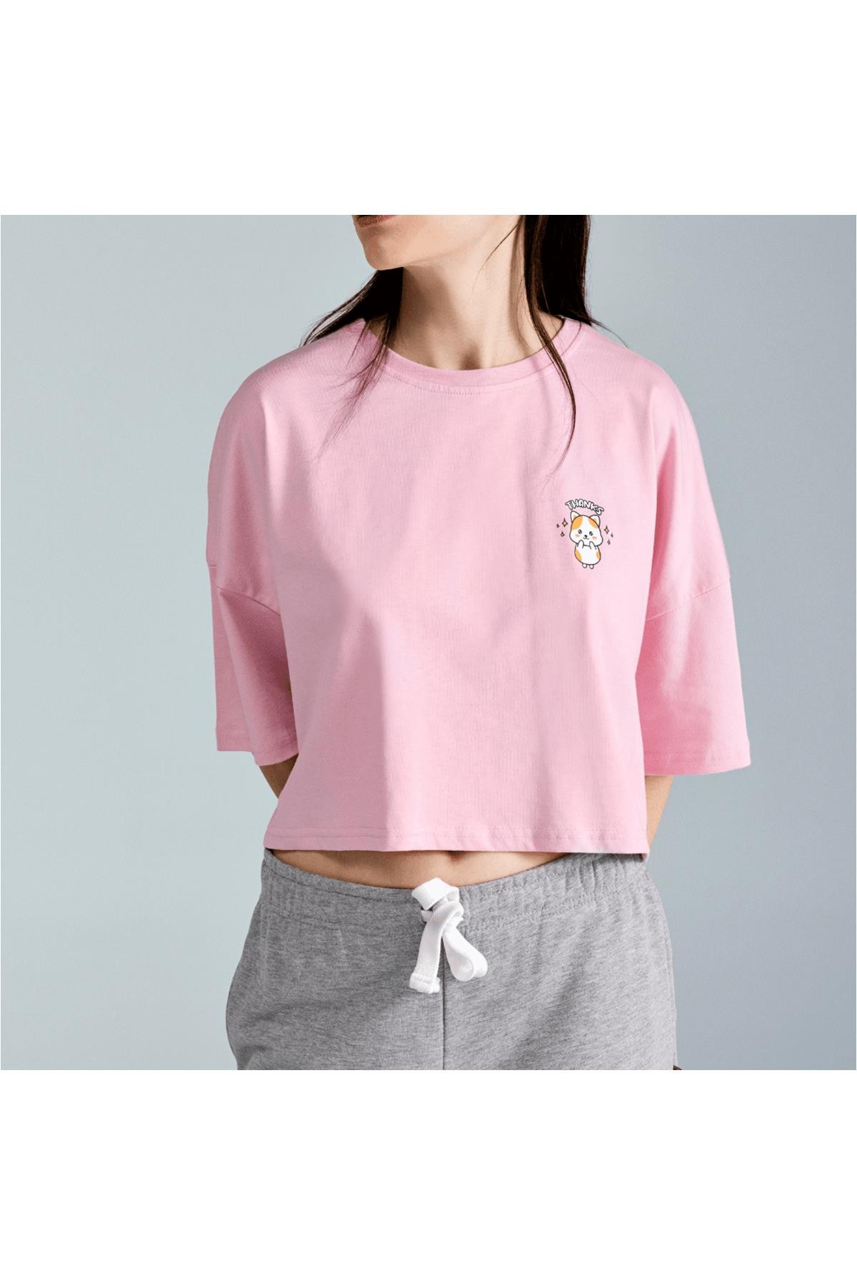 Sheforshe Ss23 210261 Kadın T-Shirt Orkide Pembesi S/M