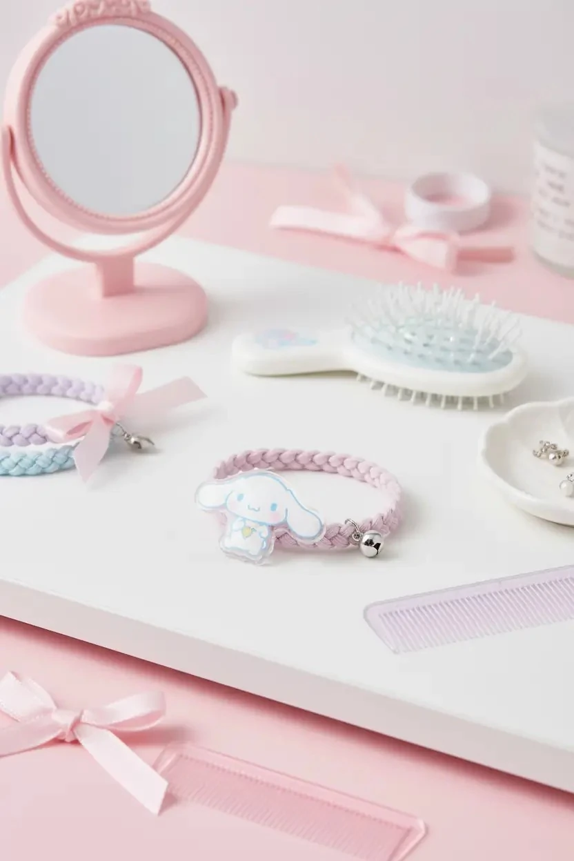 Hello Kitty Lisanslı Mıknatıslı Saç Tokası (2 Adet) – Örgülü & Pratik Tasarım